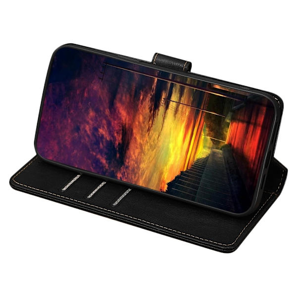 Xiaomi Redmi Note 12 Pro 5G Wallet Case Cover Shell Black