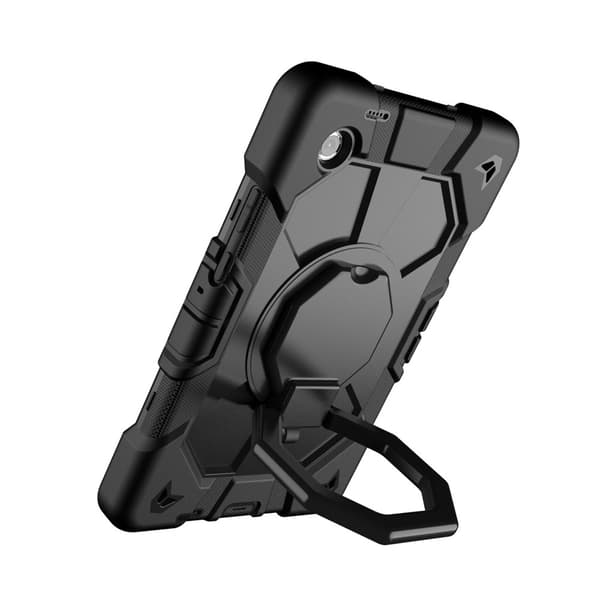 Samsung Galaxy Tab A11 Kuori PC+Silikoni Tablettisuojus Black Multicolor