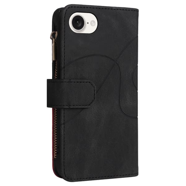KT multifunktions-serie-5 til iPhone 17e / 16e telefonetui Black