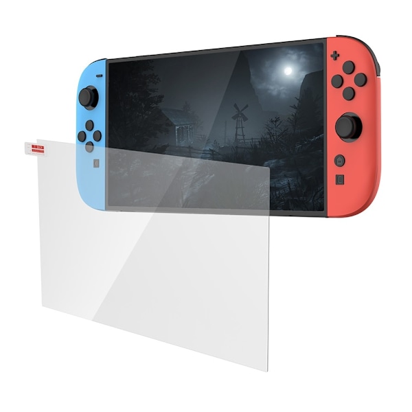 Dobe 2 styck Härdat Glas Skärmskydd Kompatibel med Nintendo Switch 2 Transparent