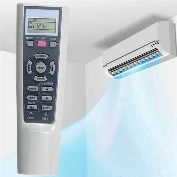 Fjärrkontroll Ersättning för YR-W08 för Haier Air Conditioner grå