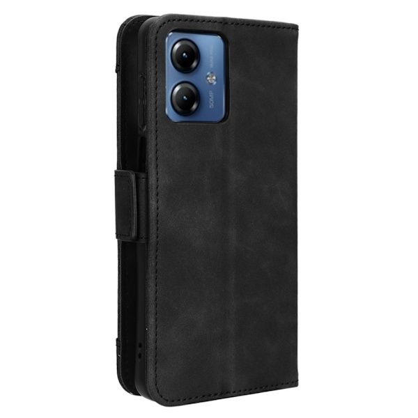 Motorola Moto G14 useita korttipaikkoja puhelimen lompakkokotelo - musta Black