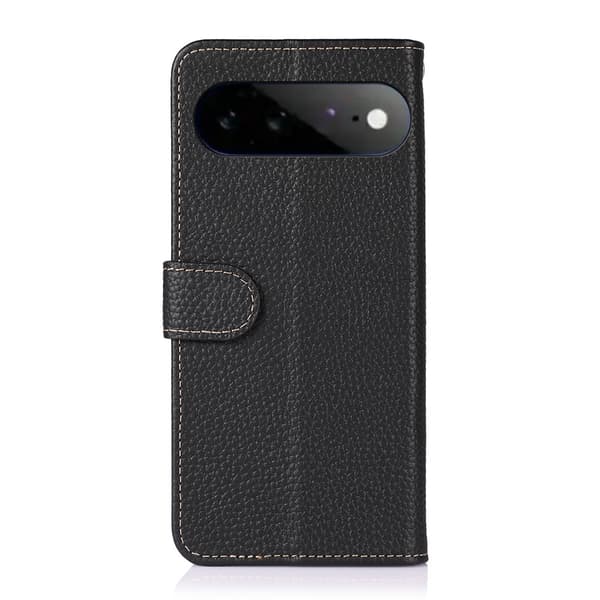 KHAZNEH Flipcover i læder med pungfunktion til Google Pixel 11 Pro XL Black