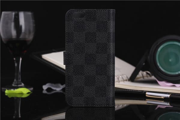 Iphone 8/7 Plus Lommebok - cover Rutete Grå/Svart Black