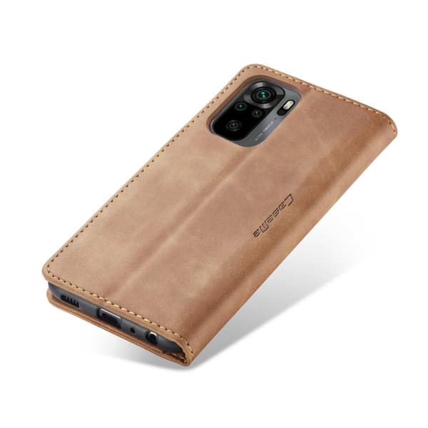 CASEME Plånboksfodral Xiaomi Redmi Note 10 4G / Note 10S - Brun Brun