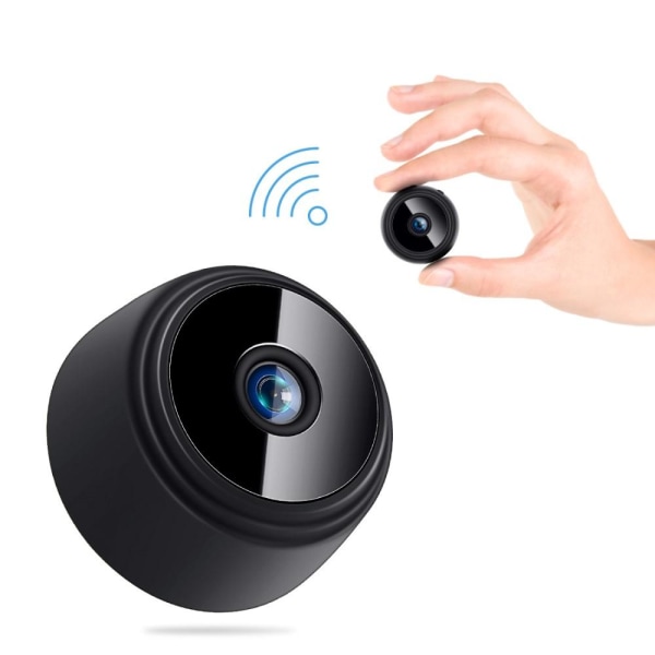 W9 Mini Spy Camera Wireless Wifi IP Home Security Cam HD 1080P Black