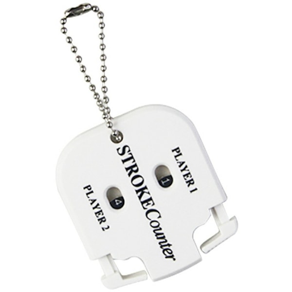 Golfscore Counter Manual Dual Player Stroke Counter Golf White