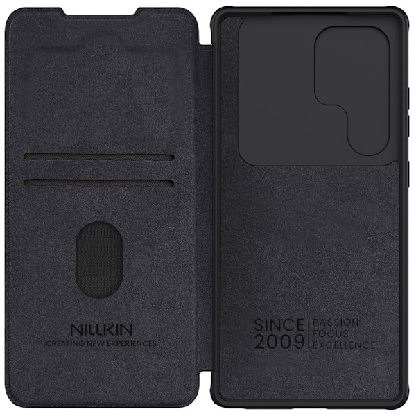 NILLKIN Qin Pro Series for Samsung Galaxy S25 Ultra deksel Black