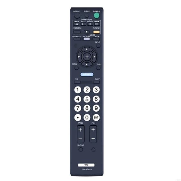 Fjernkontrollerstatning for RM-YD025 For Sony TV Black