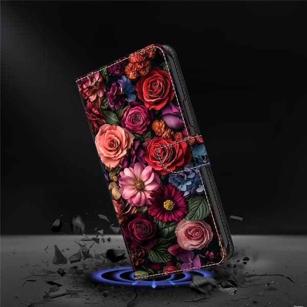 För Google Pixel 10 Pro XL Plånboksfodral Mönstertryckt PU-läder Flip Stativ Mobilfodral multifärg