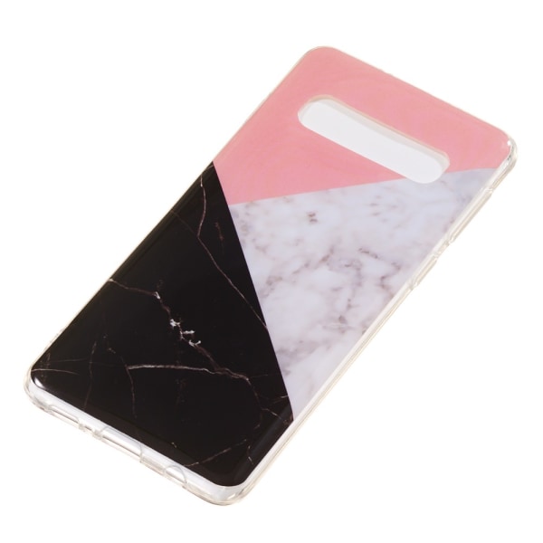Marble Pattern IMD TPU Soft Back Case for Samsung Galaxy S10 - Style H Multicolor