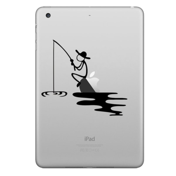 HAT PRINCE Stilfuld Chic PVC Decal Sticker til iPad - Fiskeri