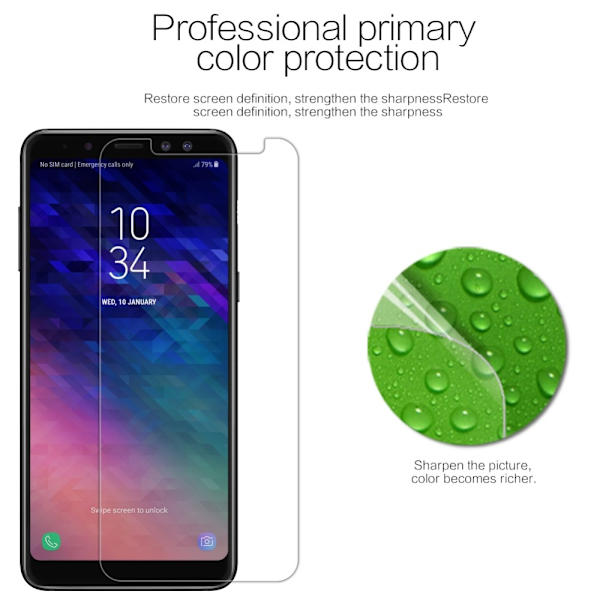 NILLKIN Näytönsuoja Samsung Galaxy A8 (2018) Transparent