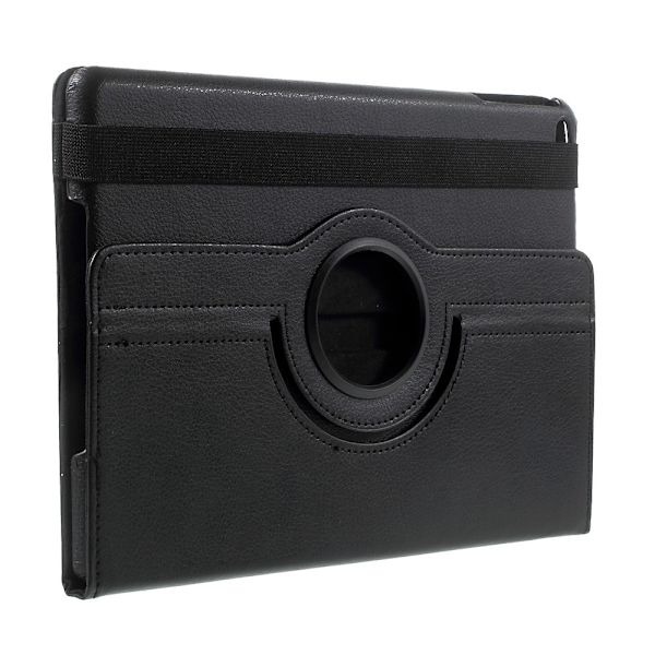 360 graders roterende etui til iPad 9.7 (2018) /9.7 (2017) /Air 2/Air - Sort Black