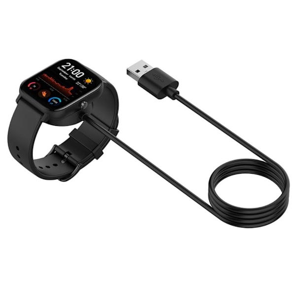 För Huami Amazfit GTR 42mm 47mm / GTS / T-Rex Laddare Docka Svart