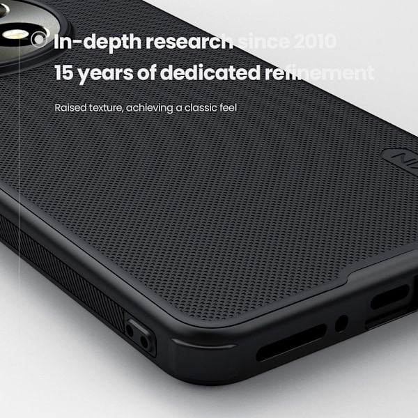 NILLKIN Frosted Shield Pro for OnePlus 13R-deksel kompatibelt MagSafe TPU-deksel Black