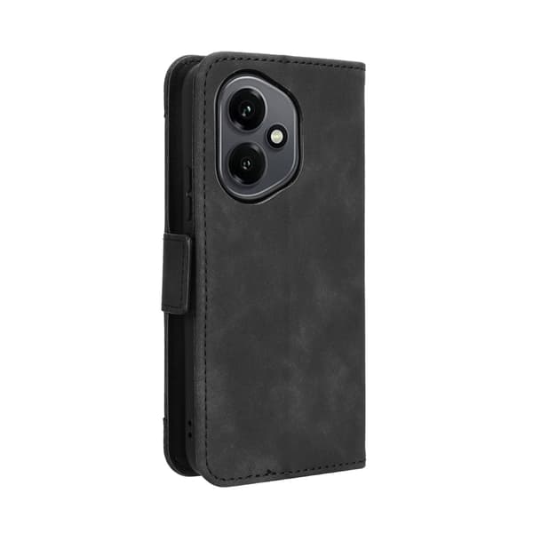 Til Honor 400 5G Etui Telefonpung med Flere Kortlommer - Sort Black