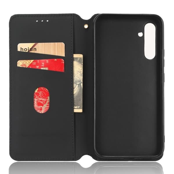 Rhombus tegnebog taske til Samsung Galaxy A34 5G - Sort Black