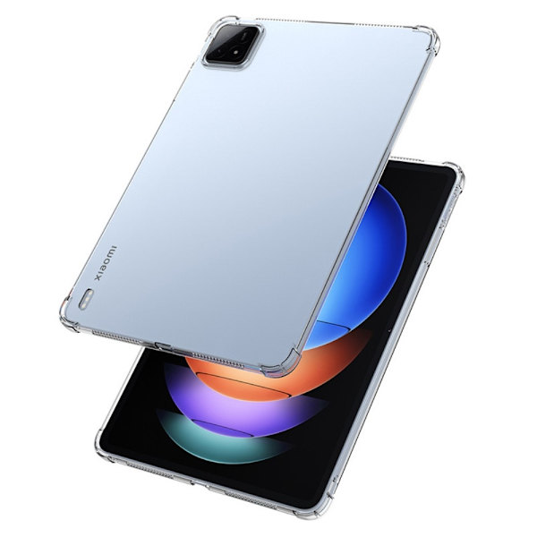 Til Xiaomi Pad 6S Pro 12.4 -TPU Klar Matteret Tablet-Taske Transparent