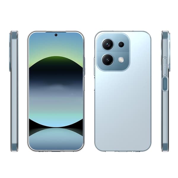 Til Xiaomi Redmi 15C Cover TPU Cover Bagside Transparent