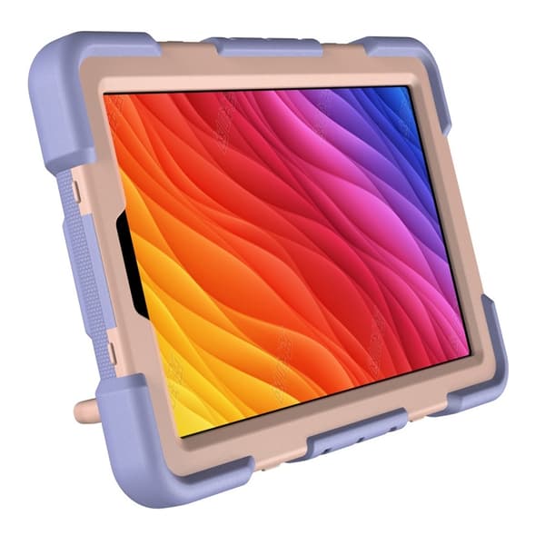 Til Samsung Galaxy Tab A11+ Etui PC+Silikone Tablet Cover Purple + Pink Multicolor
