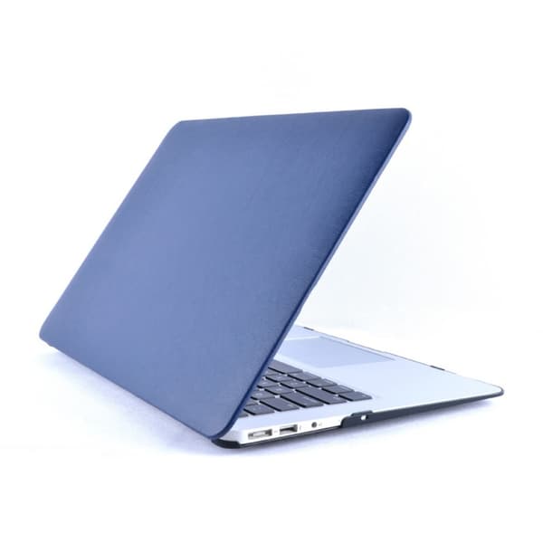 Lærdekledd Skal til MacBook Air 11\" Mørkblå Blue