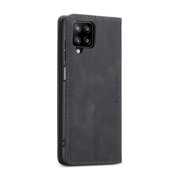 CASEME Retro Pung Taske til Samsung Galaxy A12 - Sort Black