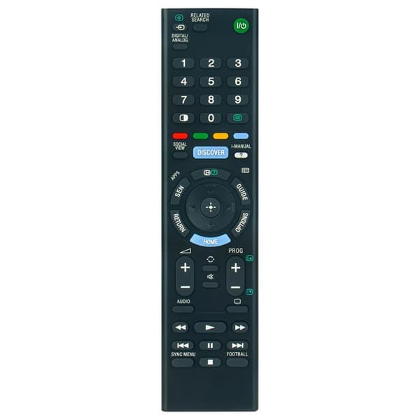Fjärrkontroll Ersättning för RMT-TX101P För Sony TV Svart