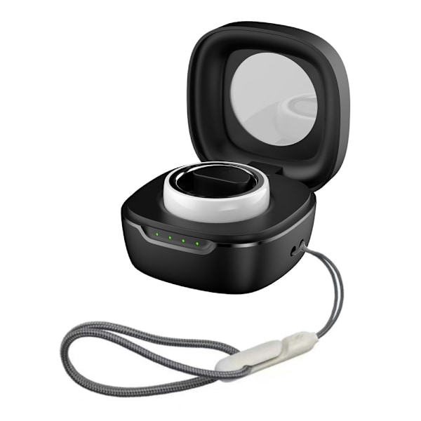 Monitoiminen Smart Ring Health Tracker Unisyke Veren happimittari 18# Black