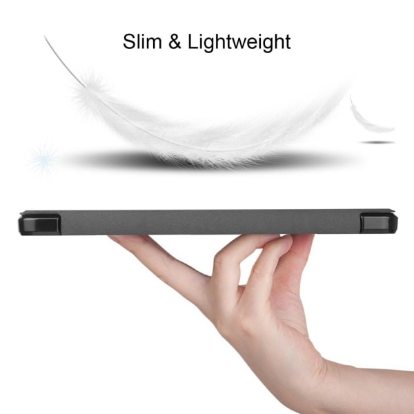 Trifoldet stativ Smart Taske til Samsung Galaxy Tab S7 Plus Grey