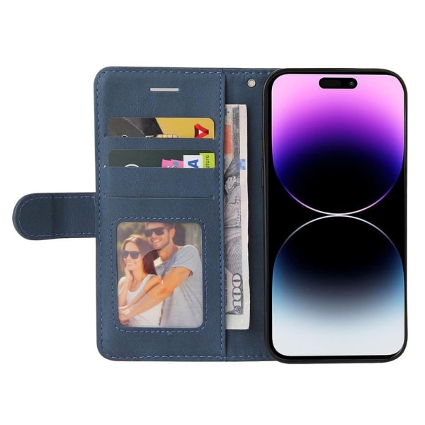 KT Plånboksfodral till iPhone 15 Pro Max - Blå Blå