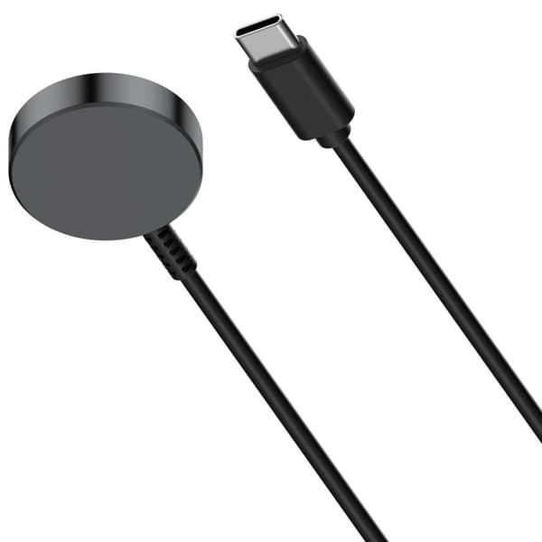 Til Samsung Galaxy Watch6 6 Classic 5 5 Pro 4 4 Klassisk oplader Black