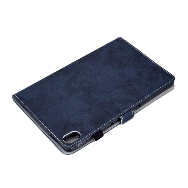 Til iPad 10.9 (2022) Tabletetui Dækstofstruktur - Mørkeblå Dark blue
