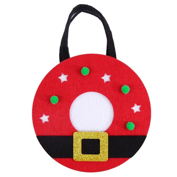 Christmas Sweets Cookies Bag Christmas Gift Bag - Christmas belt Red