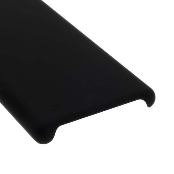 Gummibelagt hård plastik taske til Sony Xperia L4 - Sort Black