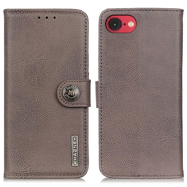 KHAZNEH för iPhone 16e Plånboksfodral Khaki