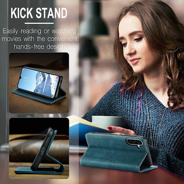 Til Samsung Galaxy A37 5G CASEME Lommebokdeksel svart