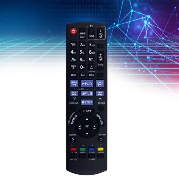 Fjern kontroll utskiftning for N2QAKB000072 for Panasonic Audio Player Black
