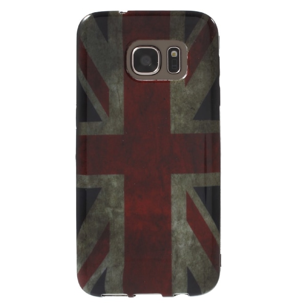 Samsung Galaxy S7 TPU skal - Vintage UK Flag Transparent