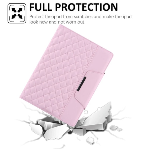 För iPad 10.2 (2021)/(2020)/(2019) Vikbart fodral - Rosa Rosa