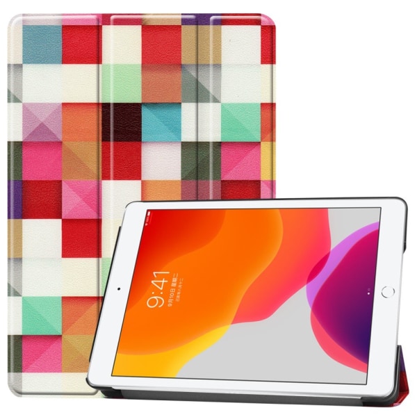 Apple iPad 10.2 Slim fit tri-fold fodral - Colorful Squares multifärg