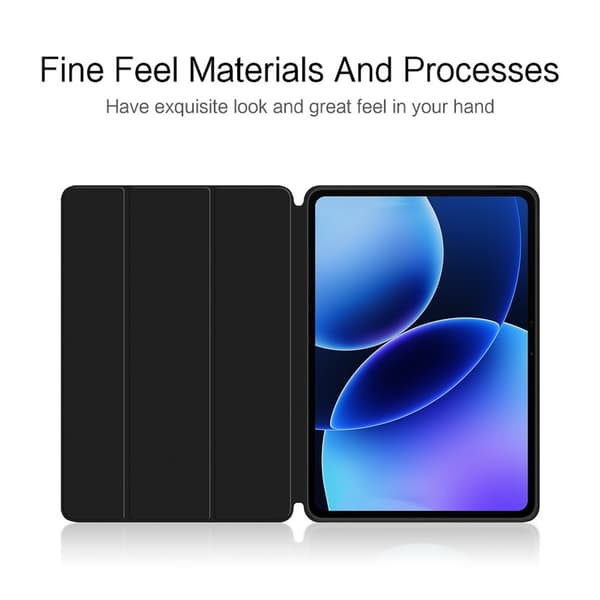 För Xiaomi Pad 8 / Pad 8 Pro Fodral Stöttåligt Ställbart Tabletfodral - Svart Svart