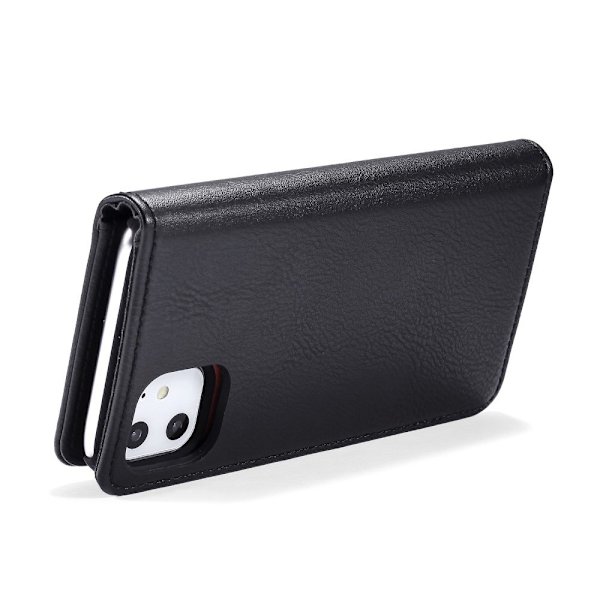 DG.MING iPhone 11 Split Lommebok - deksel I Lær - Svart Black