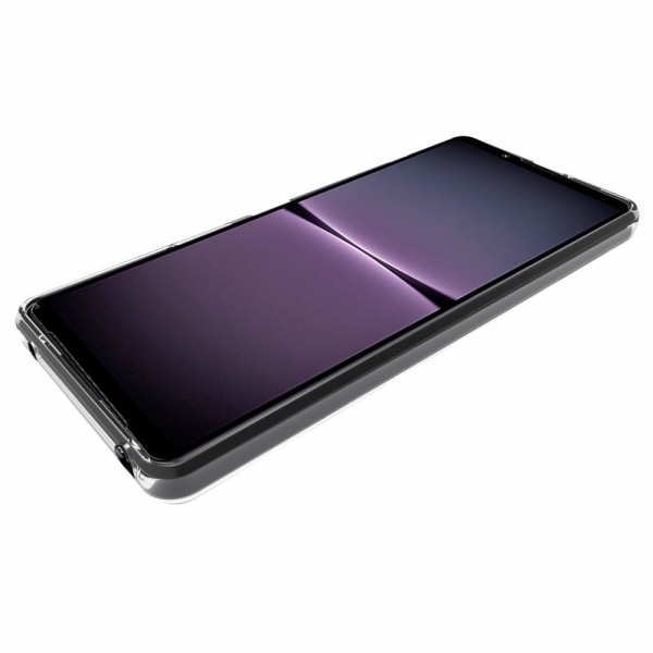 Sony Xperia 1 V Clear Soft TPU Case with Non-slip Inner - Transparent Transparent