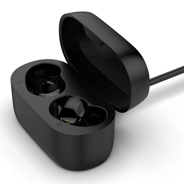 Dock til Jabra Elite 75T / Active 75T Earbuds Opladerrum Opladerkabel Black