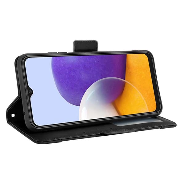 Samsung Galaxy A22 5G Lommebok - deksel - Svart Black