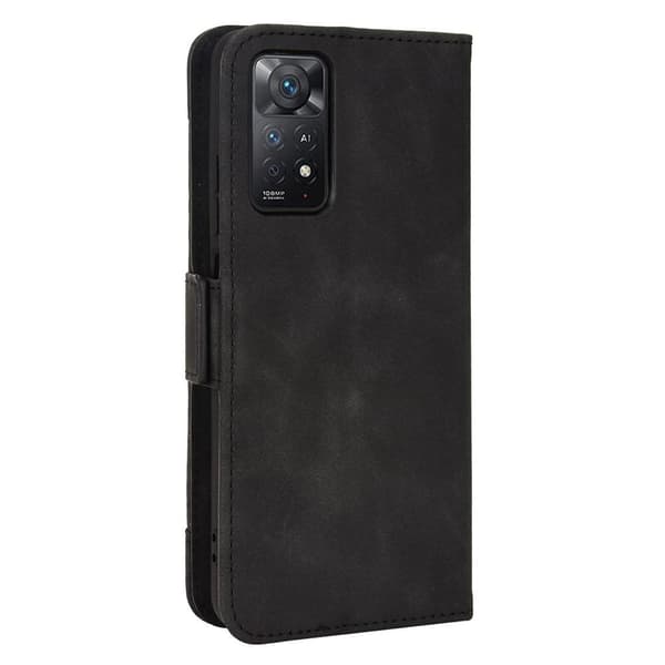 Xiaomi Redmi Note 11 ProMagnetic Flip Case Lompakon Suojakuori Black