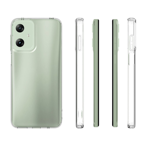 Etui i TPU for Motorola Moto G Play (2024) - Bakside Transparent