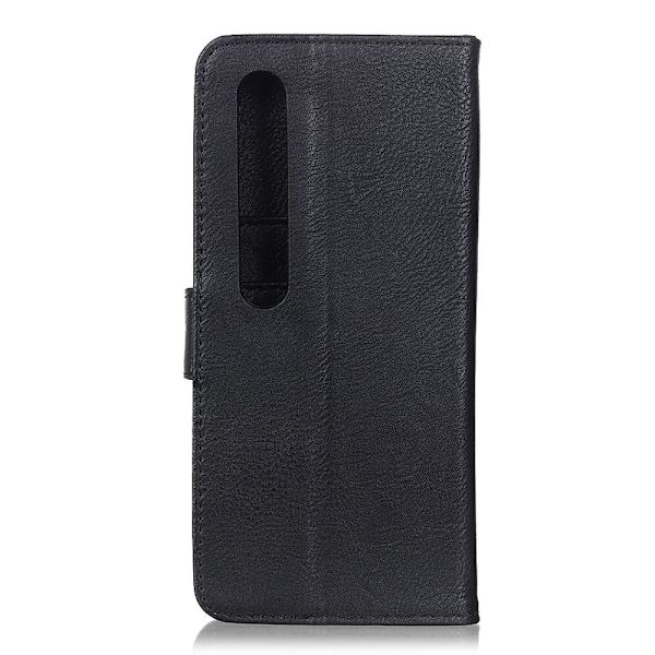 KHAZNEH Wallet Stand Case for Xiaomi Mi 10 / Mi 10 Pro - Black Black