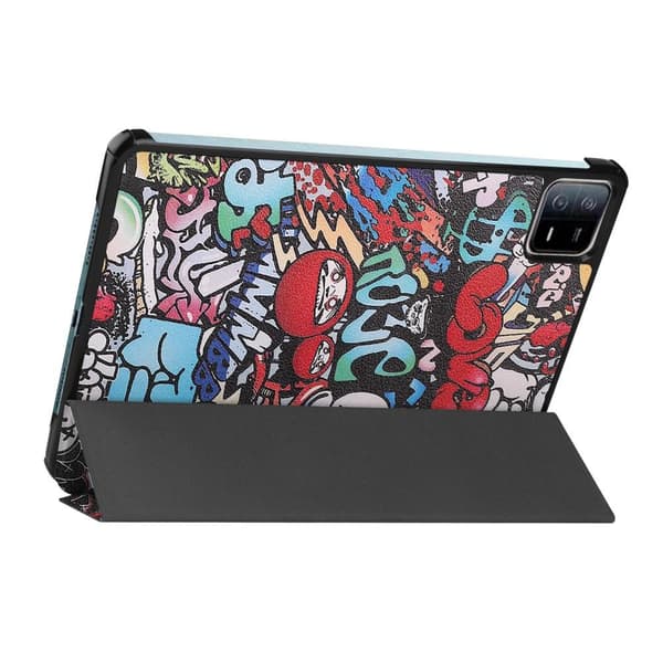 Xiaomi Pad 6 - jalustan Slim Fit - kansi - Graffiti Multicolor